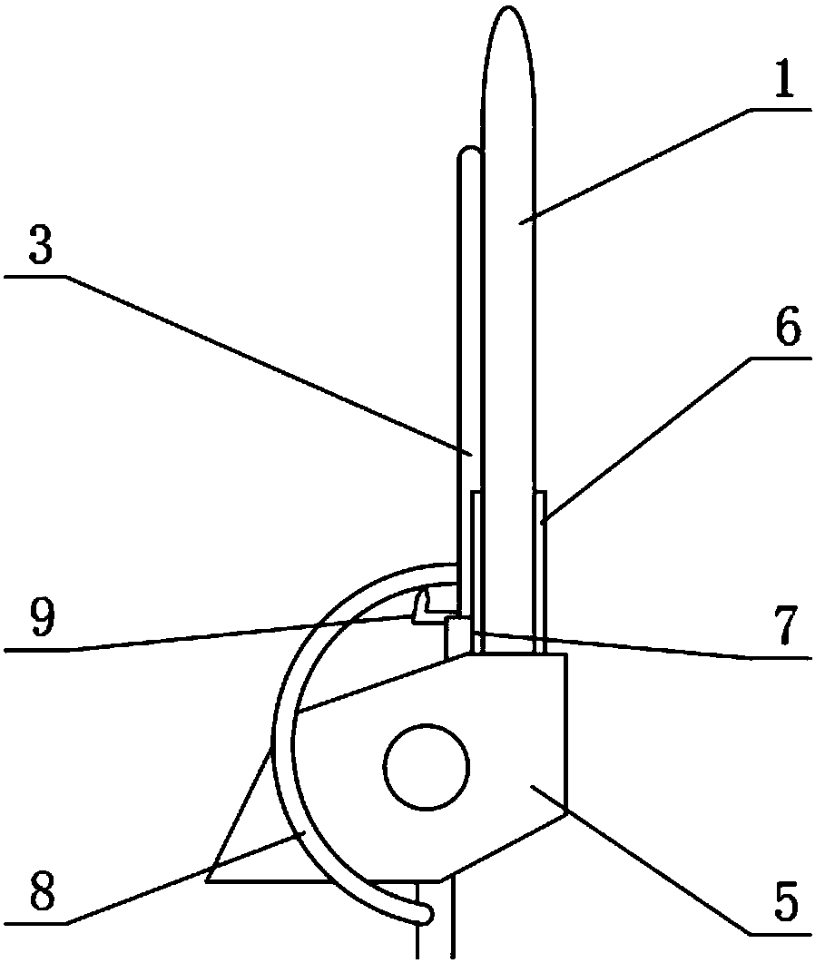 Windproof device for motorcycle