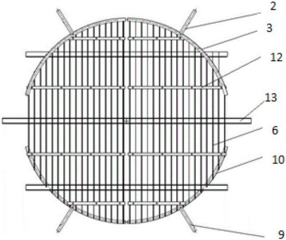 Novel reactor for preparing epoxy propane by oxidizing propylene with hydrogen peroxide