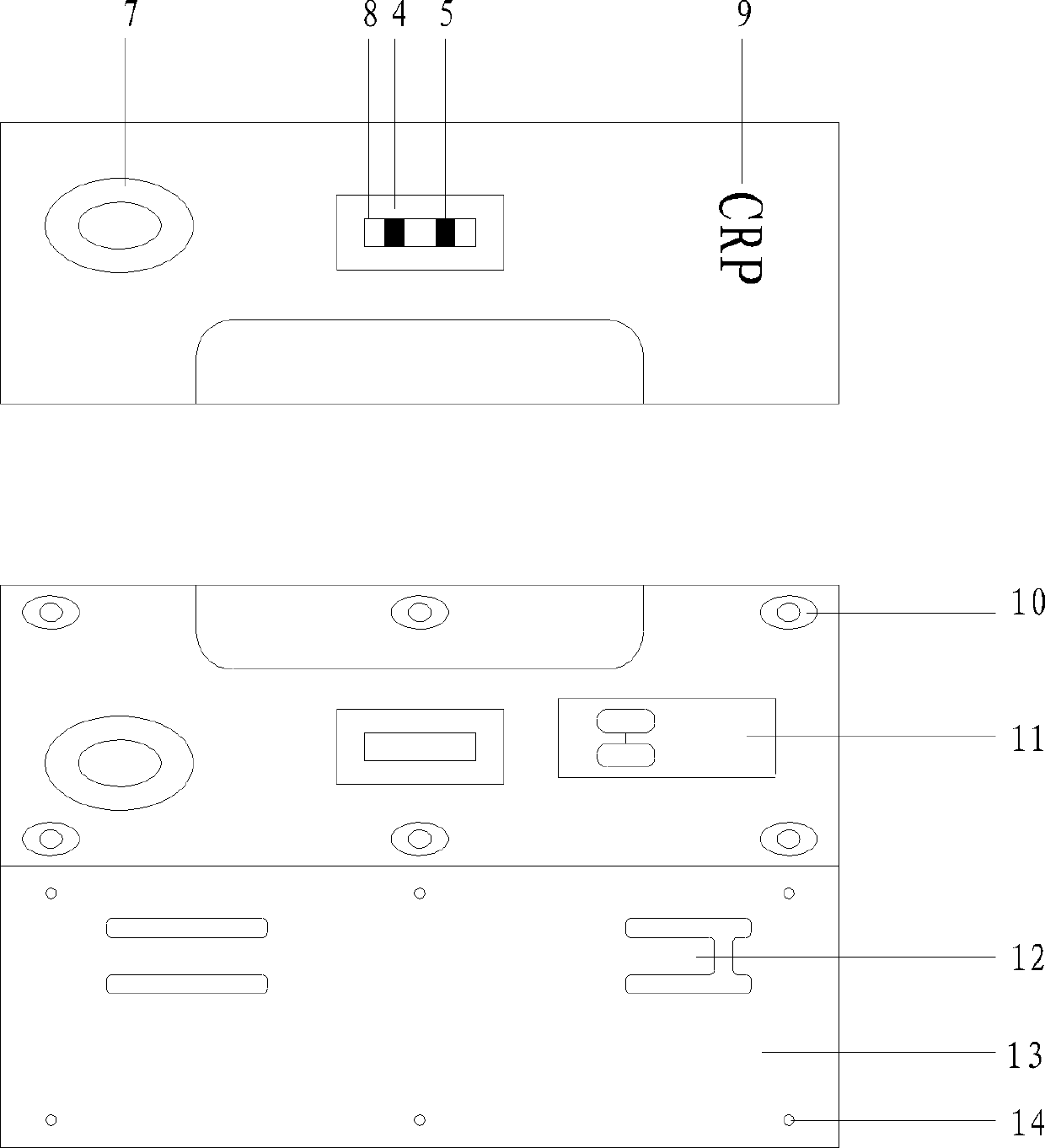 Immune-fluorescence test strip component for rapidly detecting C-reactive protein quantitatively, detection card component produced by same and method for preparing same