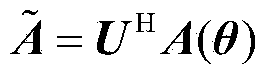 Iterative least square method-based MIMO (multiple input multiple output) radar DOA (direction-of-arrival) estimation method