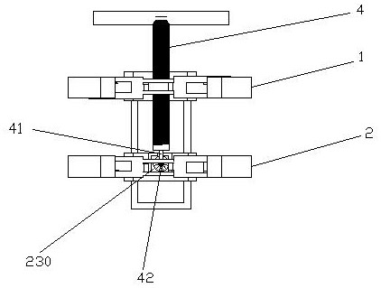 Adjustable vacuum circuit breaker energy storage spring assembling and disassembling tool