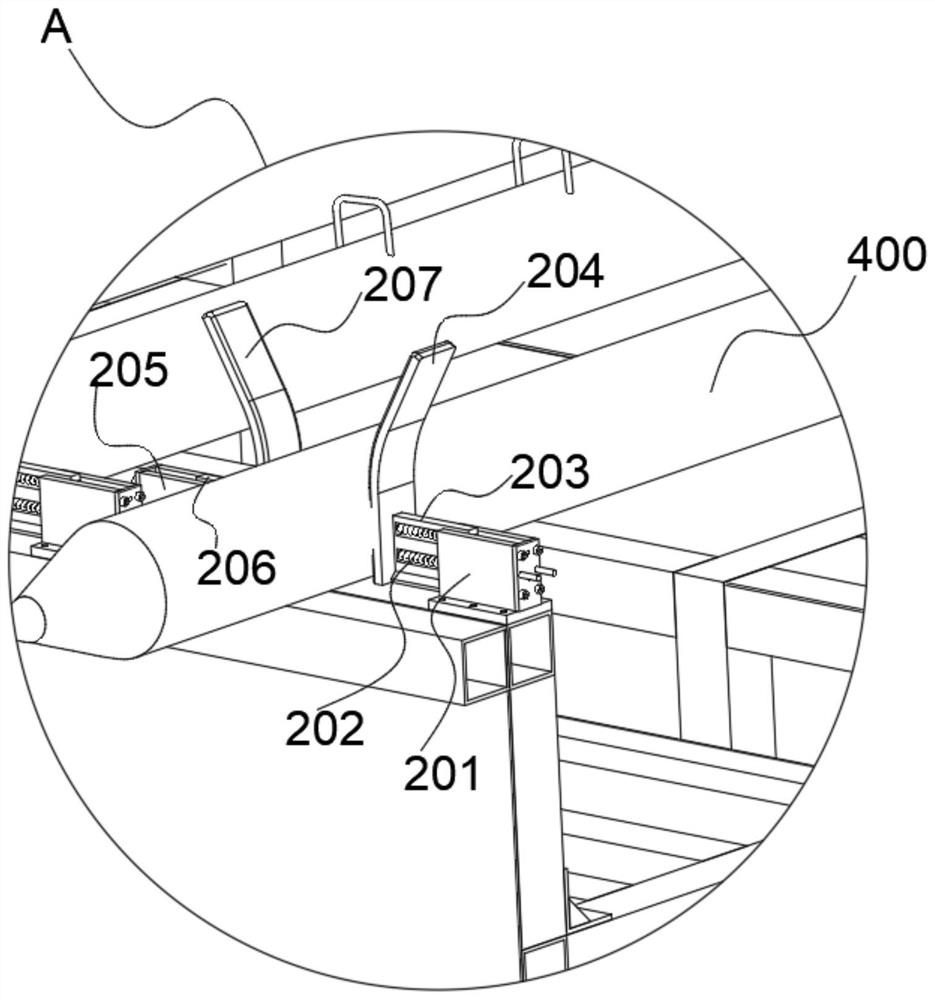 High-efficiency multifunctional missile hanging vehicle integrating warehousing, carrying, hanging and collecting and killing prevention functions