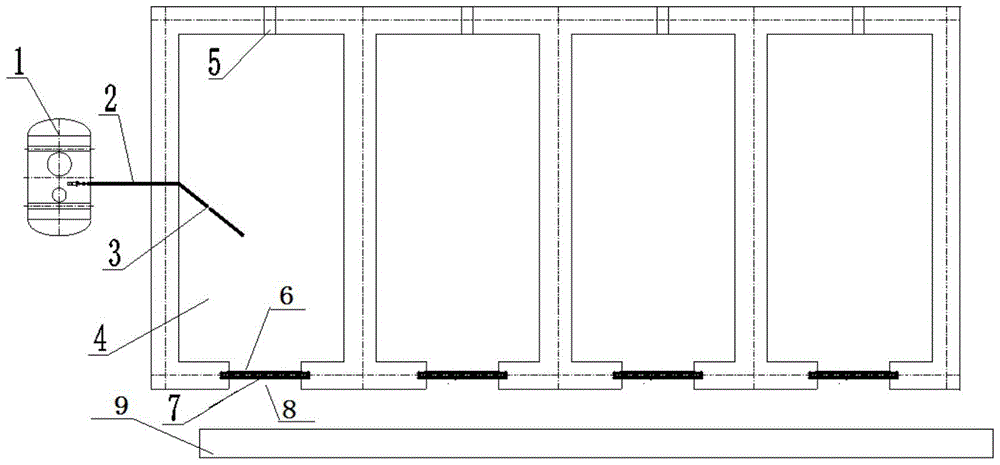 A method for rapid dehydration of iron concentrate powder in a sedimentation tank