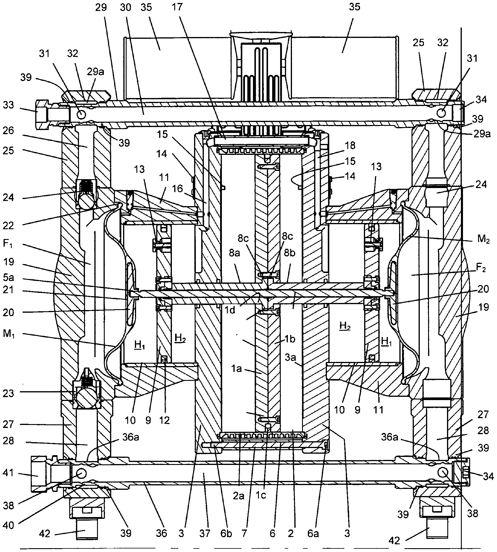 Double diaphragm pump