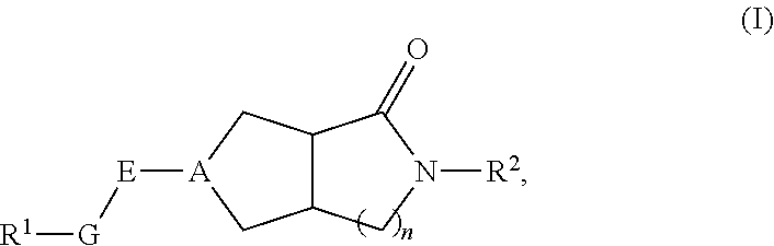 New Hexahydrocyclopentapyrrolone, Hexahydropyrrolopyrrolone, Octahydropyrrolopyridinone and Octahydropyridinone Compounds