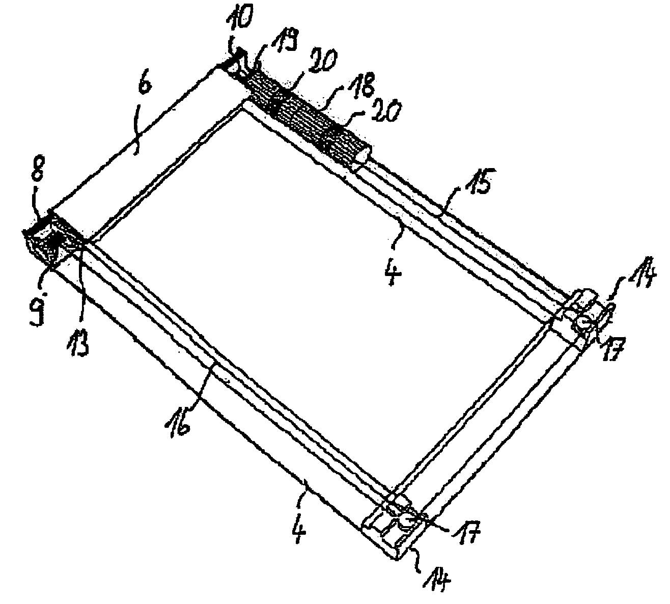 Roller blind device