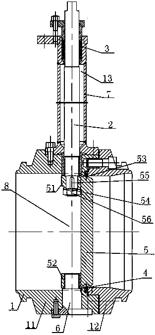 Low-temperature welding double-eccentric aluminum butterfly valve