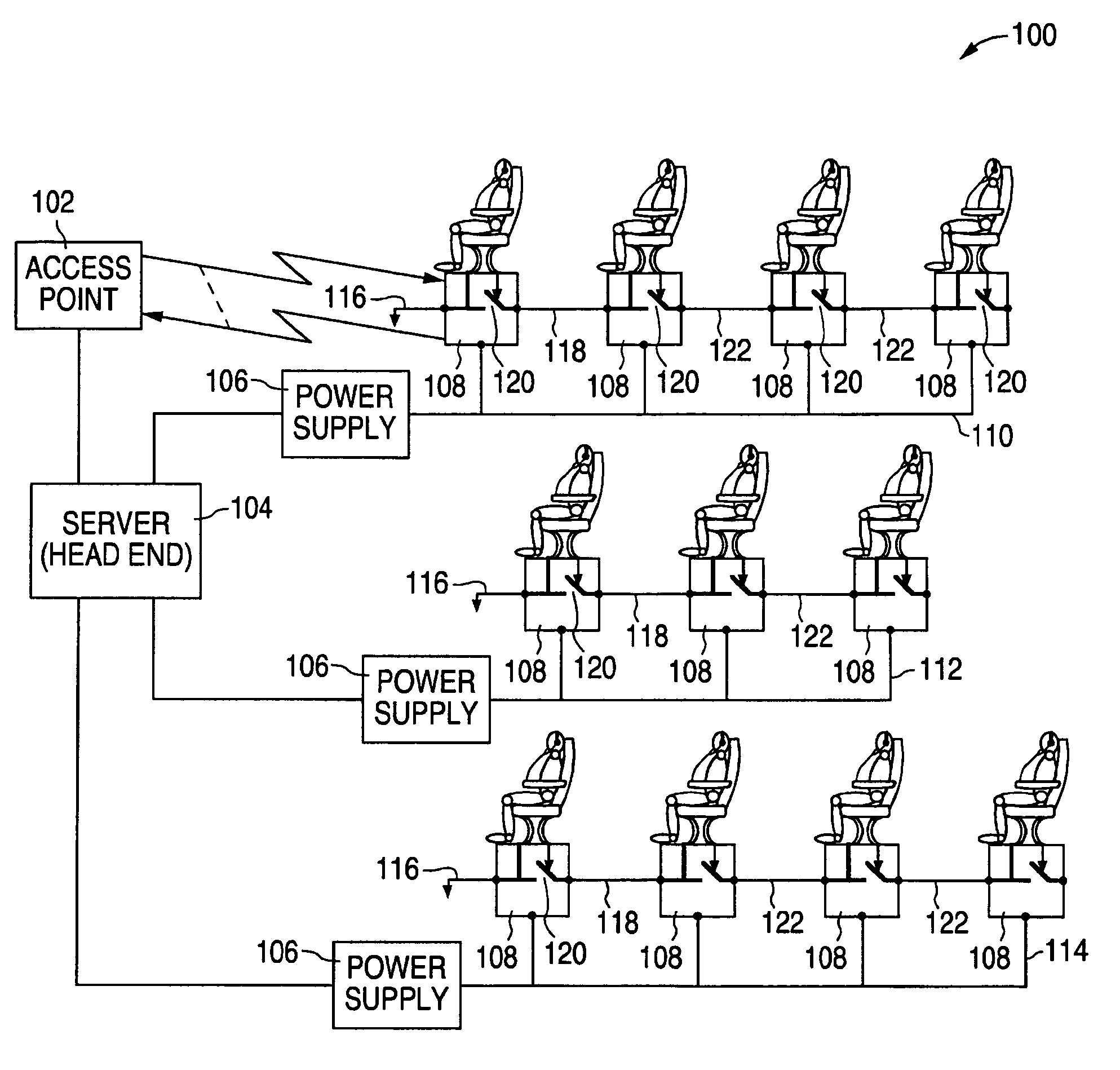 Automatic airplane seat location mapping