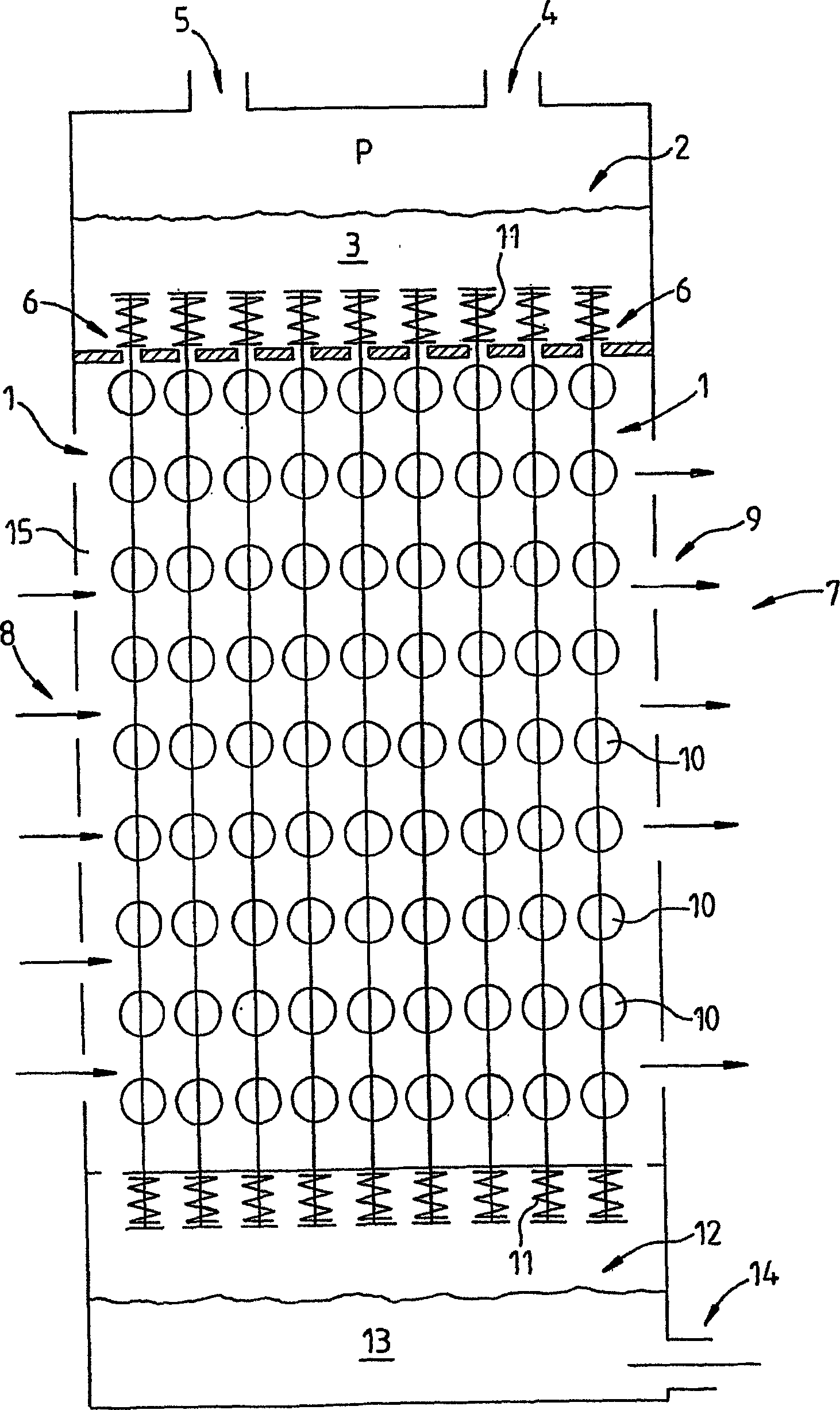 Device for the extraction of water from atmospheric air