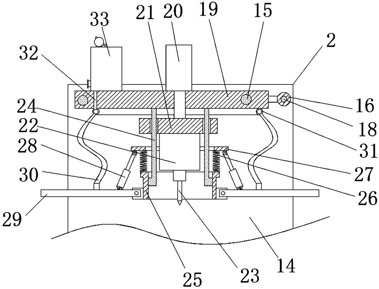 Aluminum plate drilling device with debris collecting function for machining