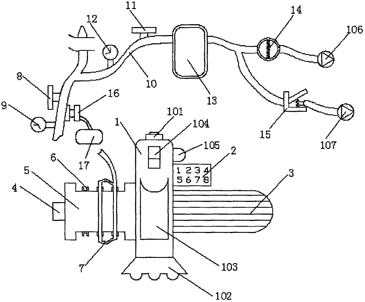 An adjustable positioning hepatobiliary drainage device