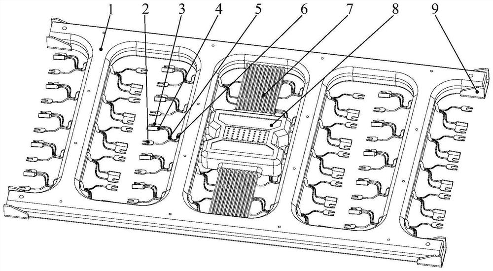 Urban rail vehicle storage battery pack online monitoring device