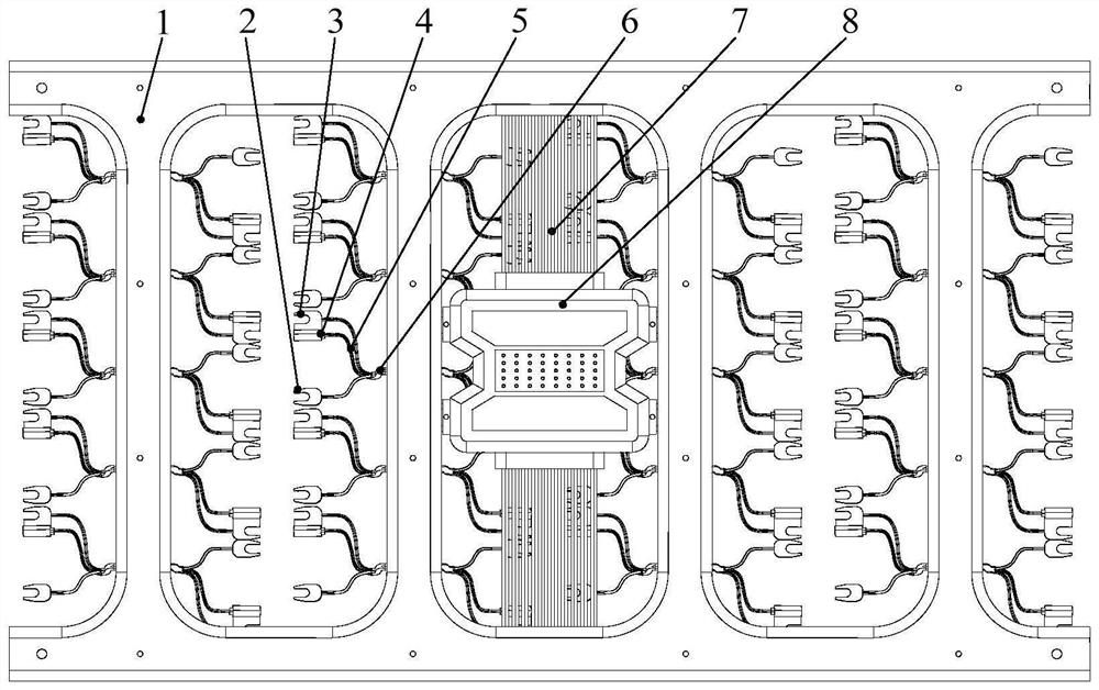 Urban rail vehicle storage battery pack online monitoring device