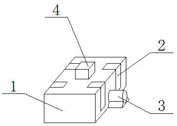 Sintered neodymium-iron-boron hydrogen decrepitation device capable of improving efficiency