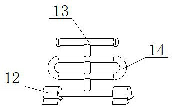 Sintered neodymium-iron-boron hydrogen decrepitation device capable of improving efficiency