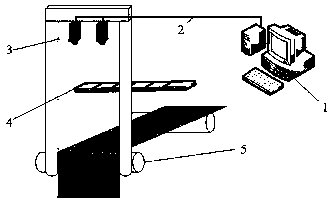 Precise detection method for strip surface defects based on histogram decomposition