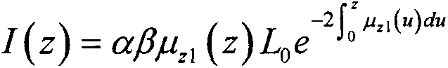 Method and system for measuring depth resolution attenuation coefficient of sample based on OCT