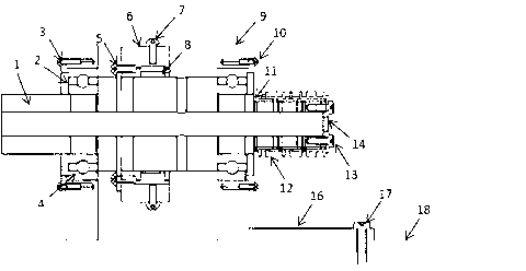 Piezoelectric type rotating speed meter