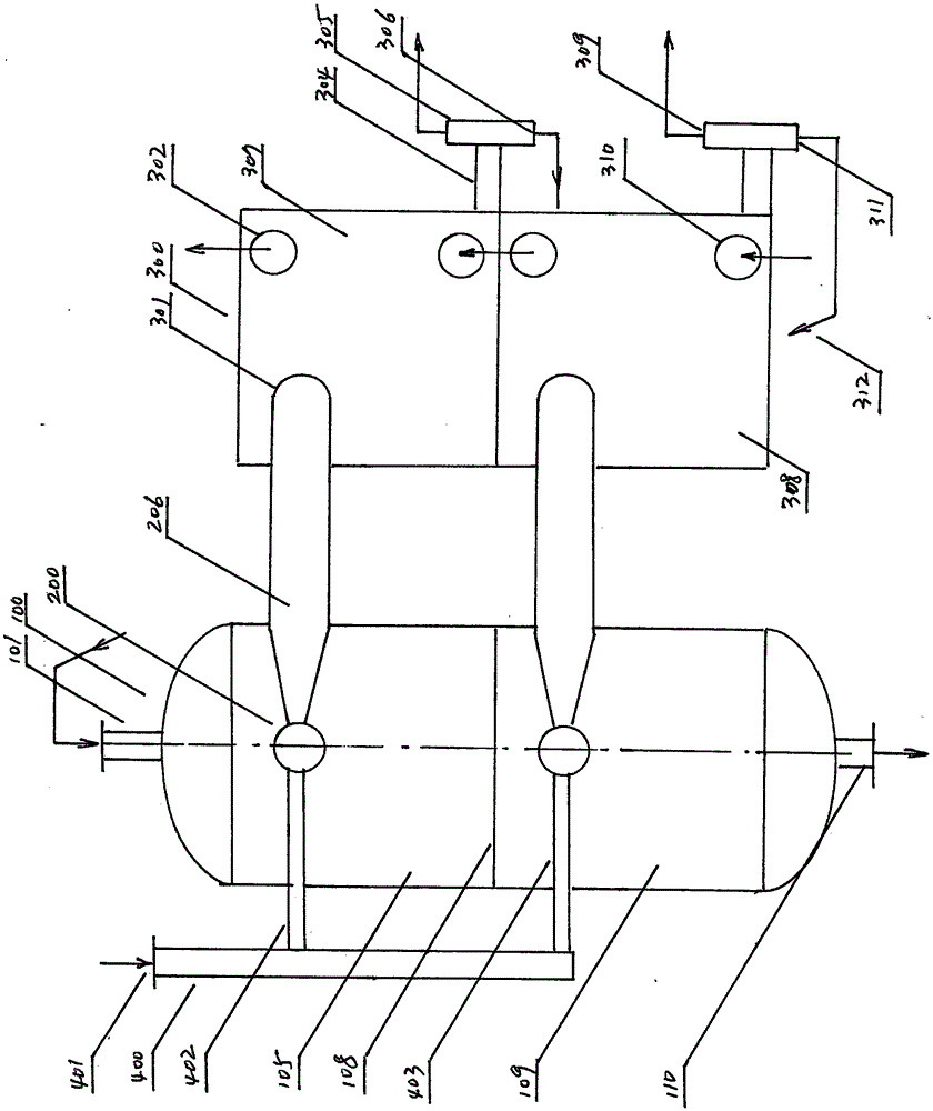 Jet type large temperature difference heat exchange method and device