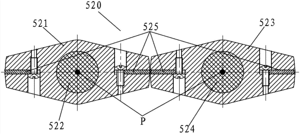 Particle material packaging machine