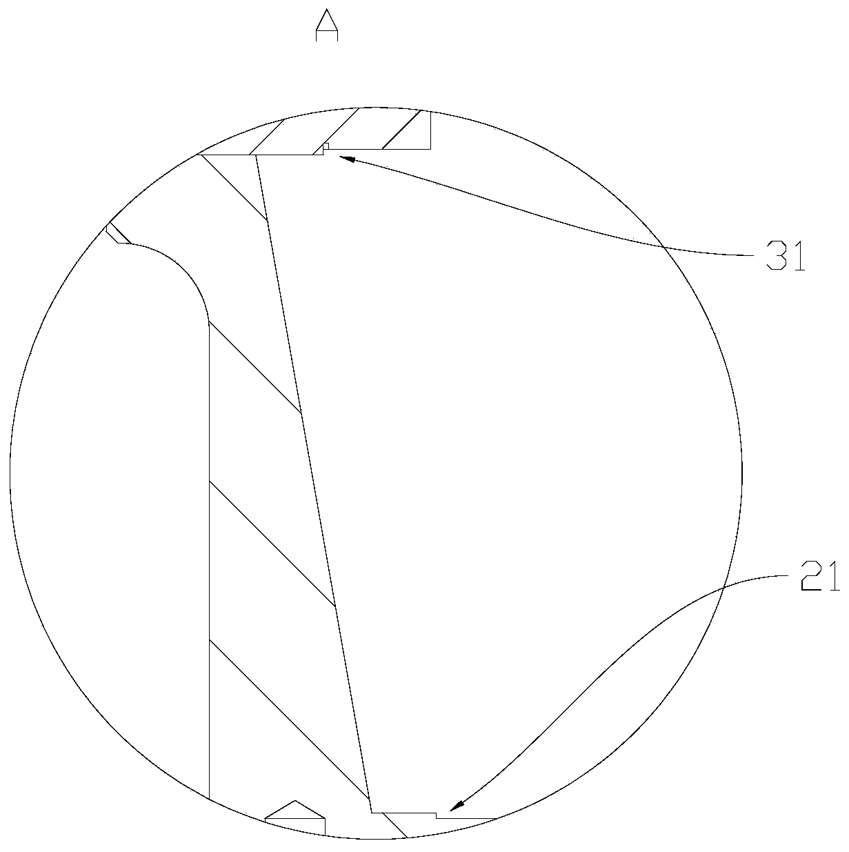 Annular thin-walled part shape correcting tool and shape correcting and rubber pouring method