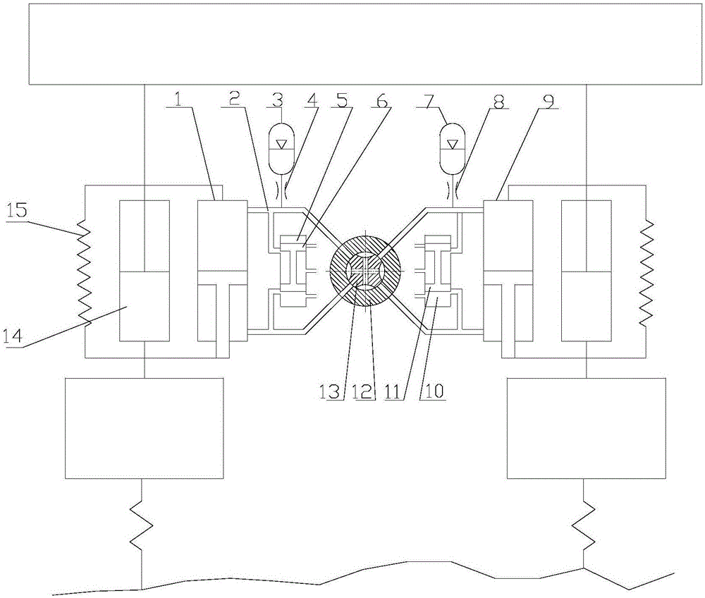 Two-manner switchable active control suspension