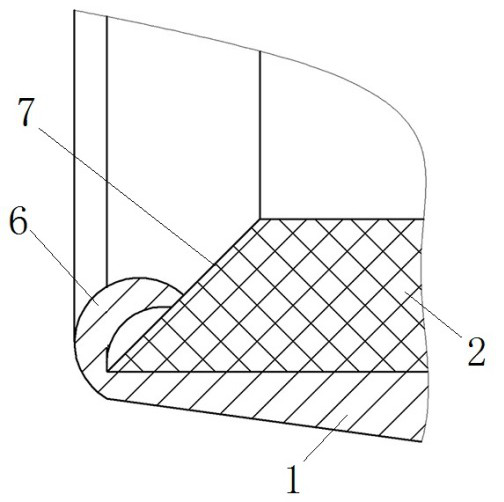 A non-metallic insert slotted nut