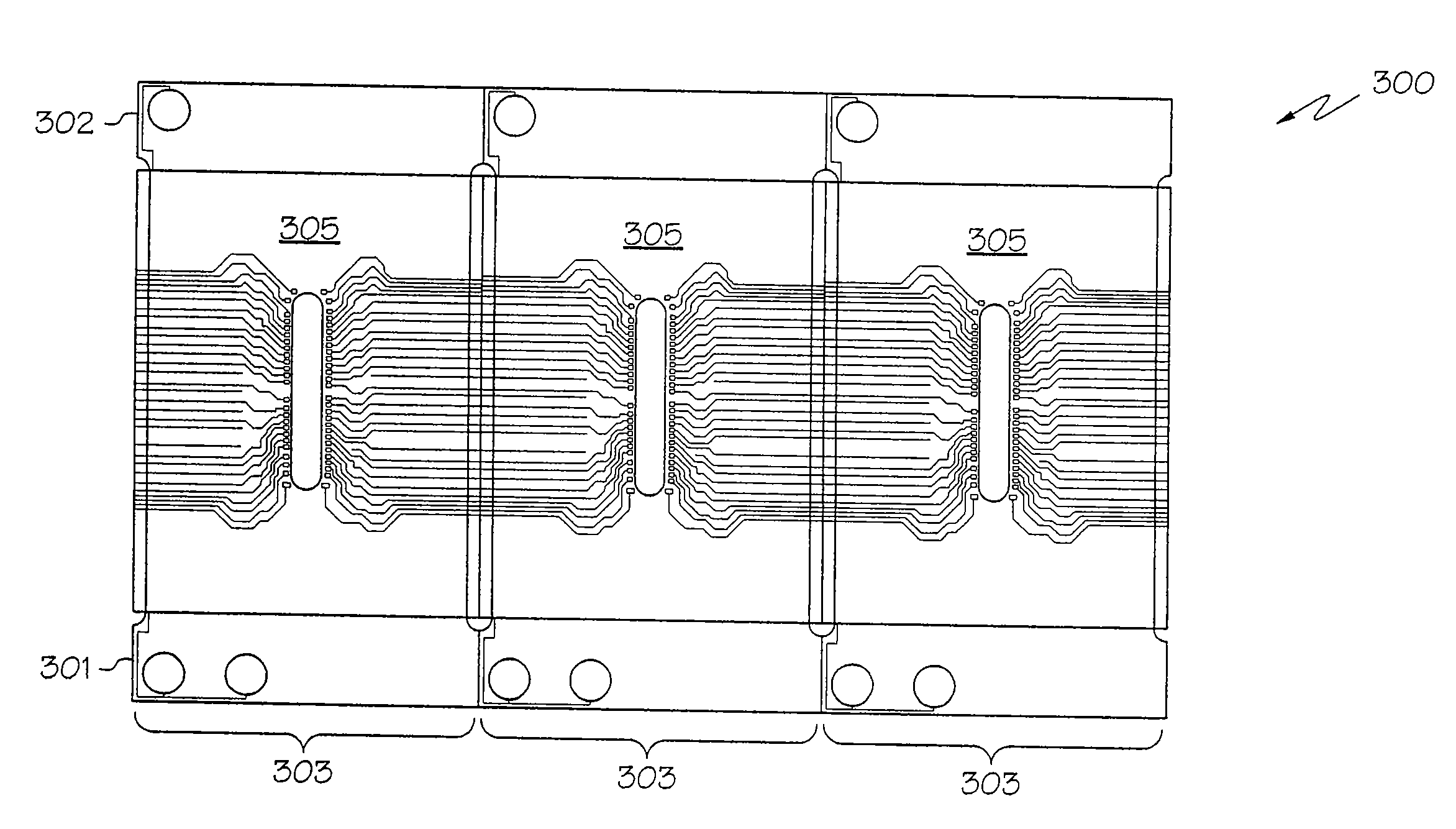 Method of forming a non-continuous conductive layer for laminated substrates