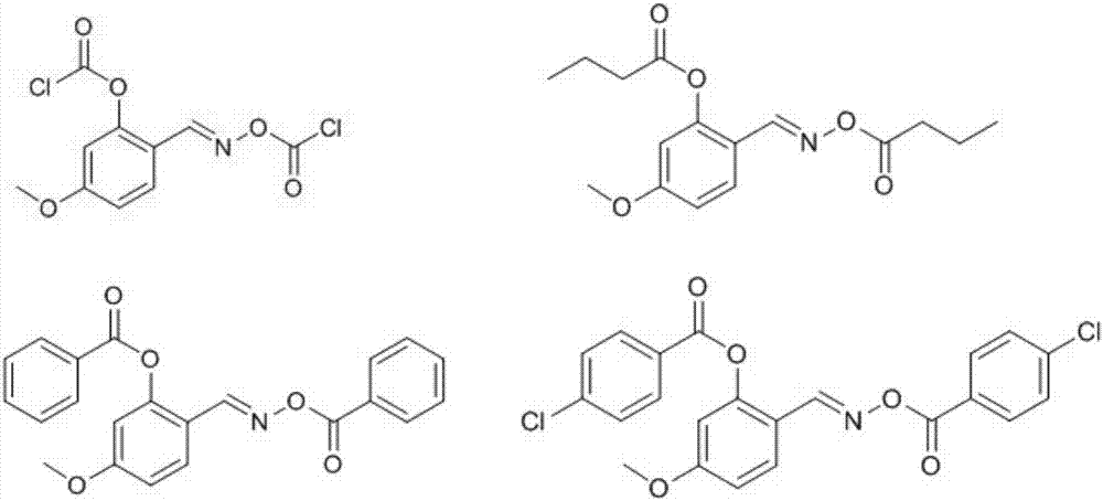 Salicylaldoxime ester compounds as well as preparation method and application thereof