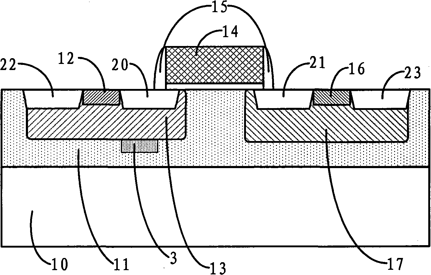 LDMOS device capable of improving rebound performance and manufacturing method thereof