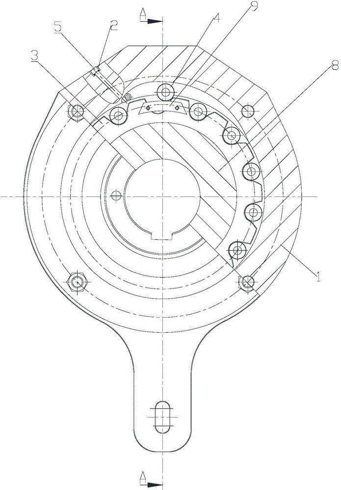 Overspeed brake, braking device, braking system and window cleaning machine