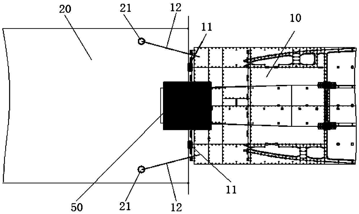 Roll-on and roll-off boarding method for offshore wind power foundation steel pipe pile