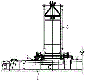 A whole-segment erection method of exposed lattice steel girders in a steel box tie-rod arch bridge