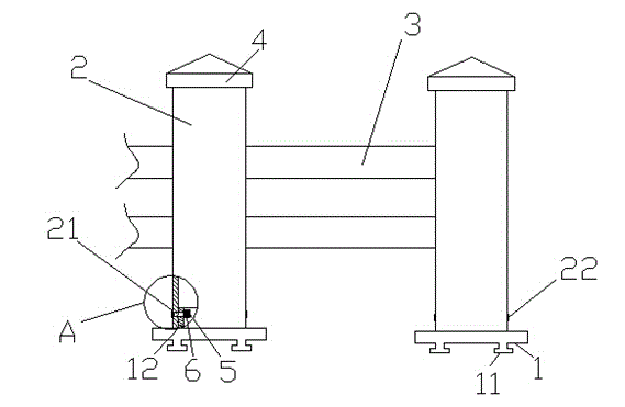 Bolt-connection-free assembled bridge guardrail