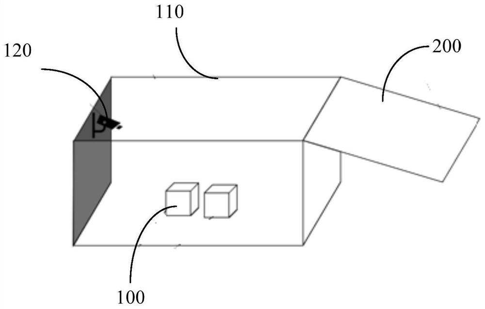 Warehousing state judgment system and judgment method based on infrared thermal imaging