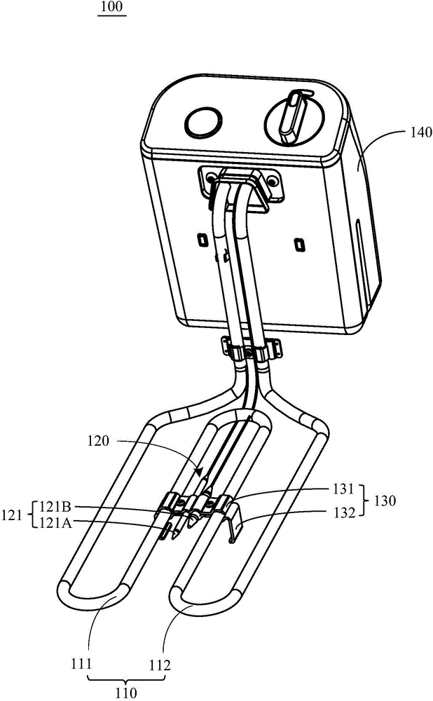 Temperature sensing device and electric frying pan