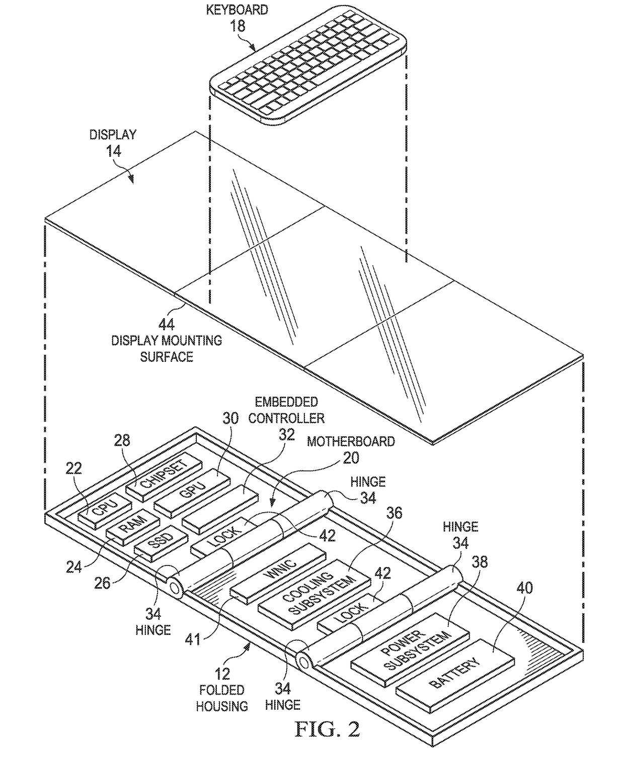 Flexible Information Handling System and Display Configuration Management