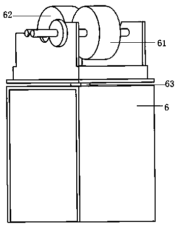 Steel pipe thread burr grinding machine