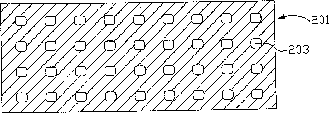 Thin film transistor module base board and its making method