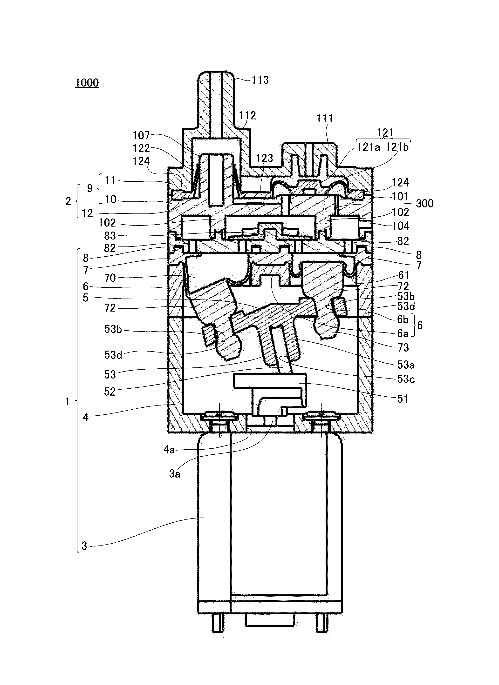 Diaphragm pump integrally including quick discharge valve unit