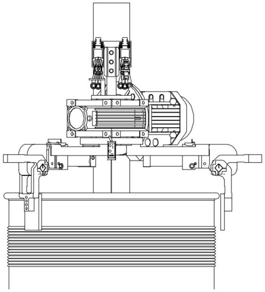 A kind of automatic barrel rotating equipment and barrel rotating method