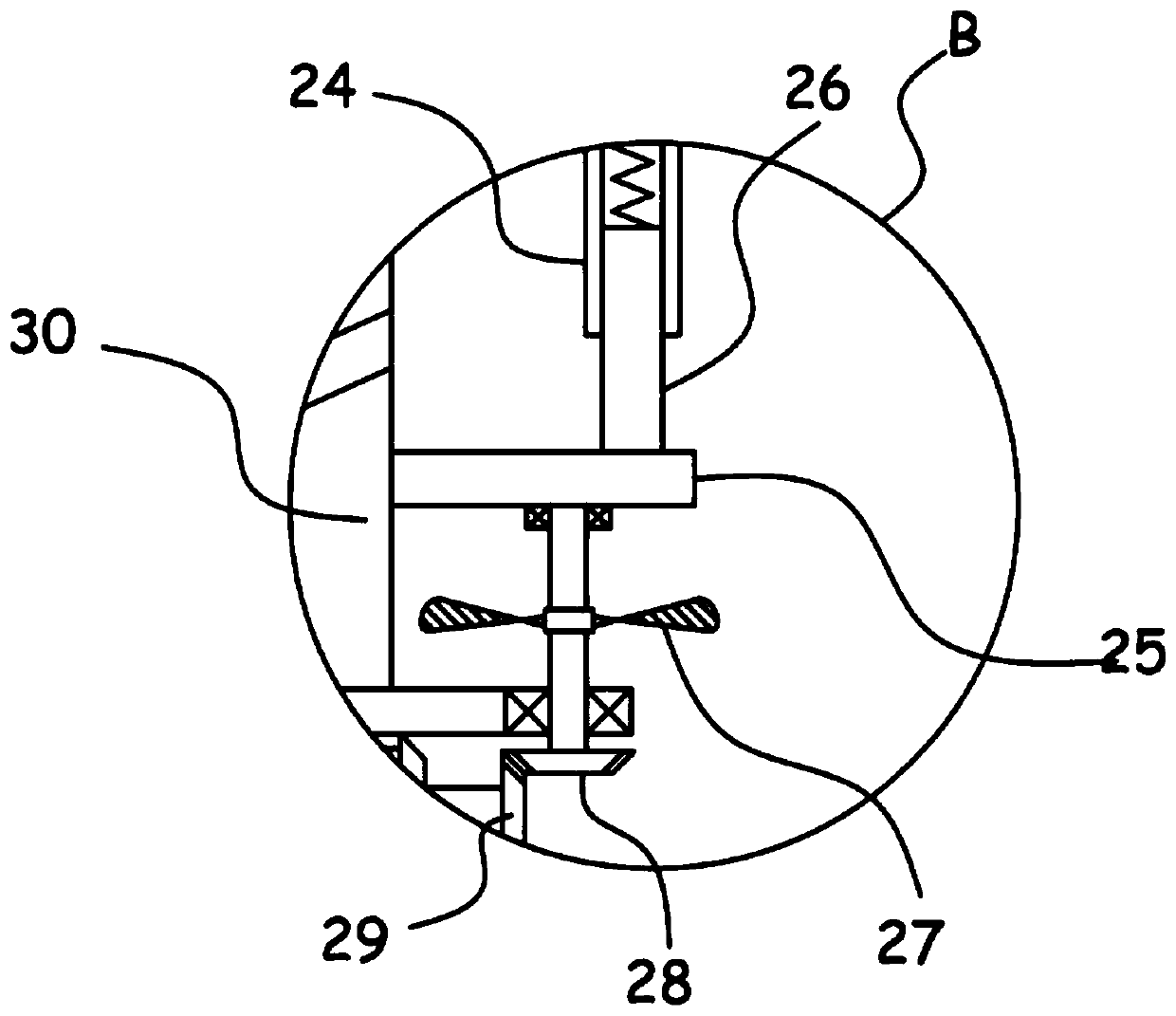 Cutting device for processing automotive interior trim leather