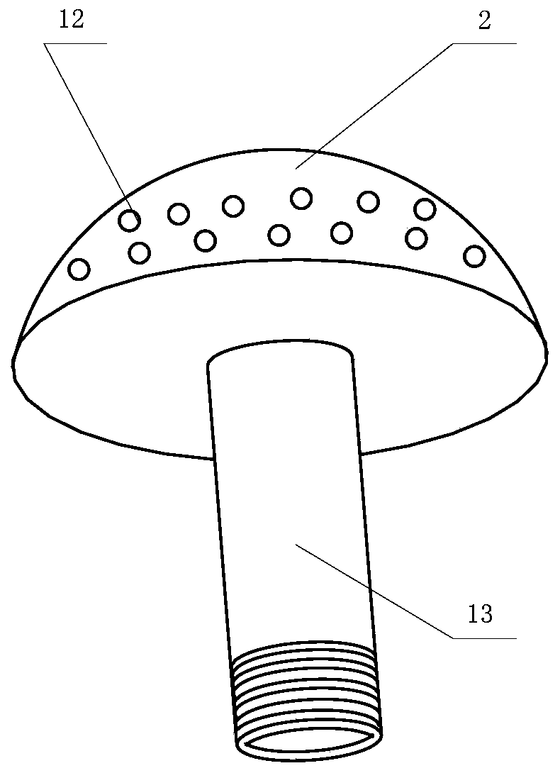 Water film cavitation and deicing fluid combined anti-icing fairing