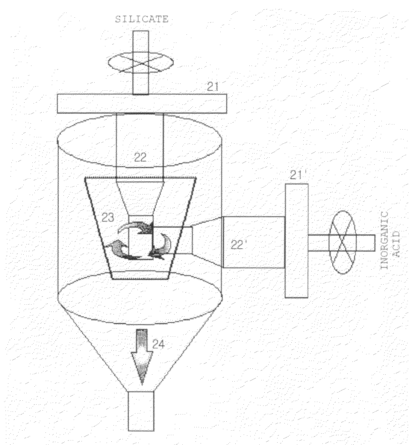 Apparatus for Manufacturing Nanoporous Silica Method Thereof