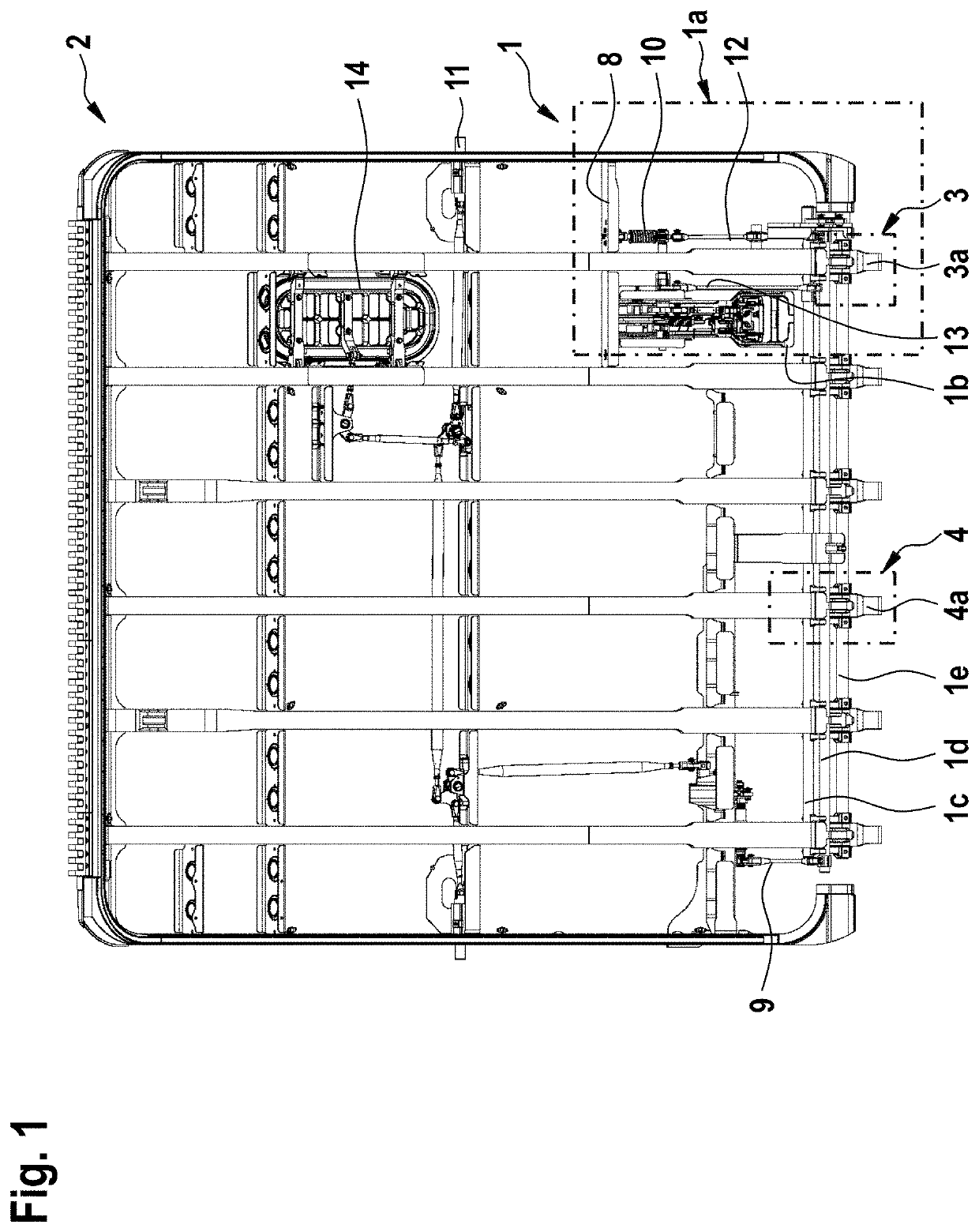 Actuating system for an actuatable door