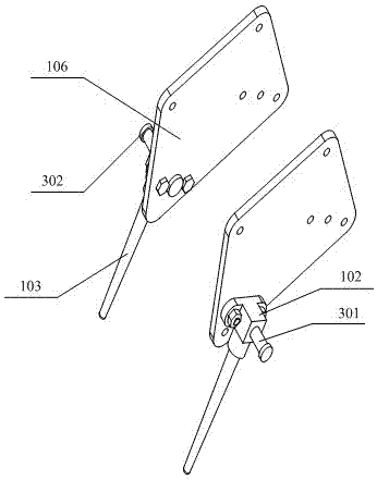 Hopping robot based on rotating plate/cylindrical pin driving mechanism