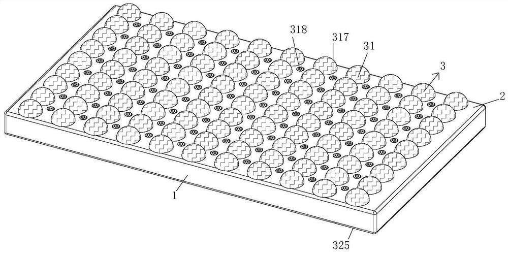 Bathing mat for shower room