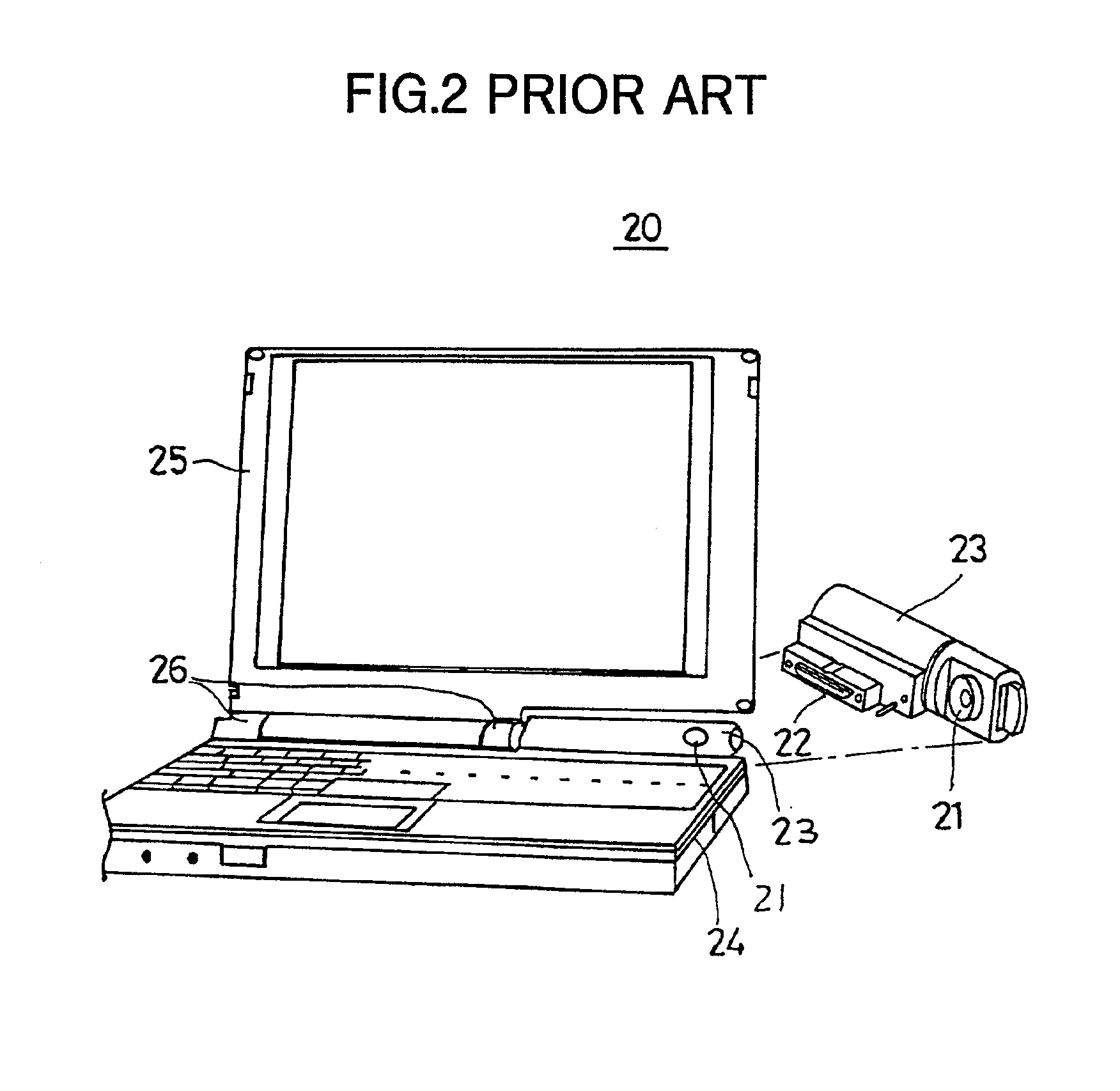 Expansion unit, portable data processing apparatus and imaging device