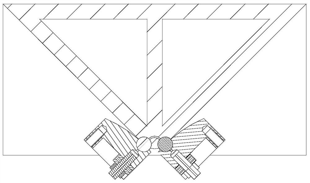 Cantilever type active and passive integrated orthogonal vibration isolation device with six degrees of freedom