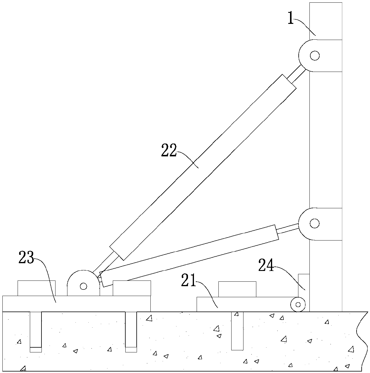 Pipe gallery guide wall external formwork and building method thereof